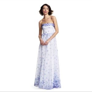 Adrianna Papell floral organza gown